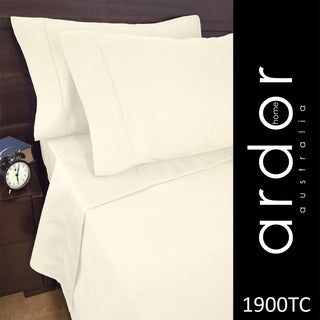 1900tc Cotton Rich Sheet Set Ivory by Ardor