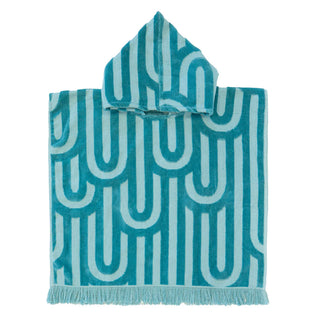 HiLo Kids Beach Poncho - Turquoise by Bambury