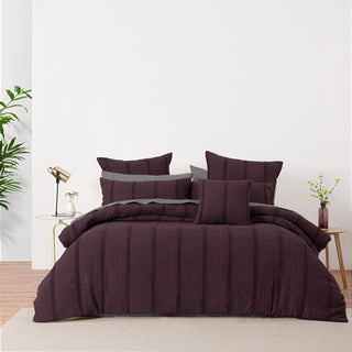 Malua Grape Quilt Cover Set by Bianca