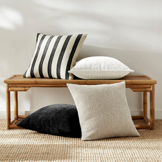 Oliver Cream Indoor Cushion by Zaab