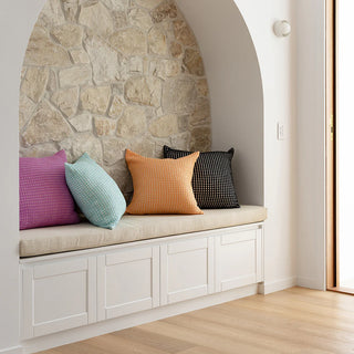 Dora Cushion Aqua by Bambury