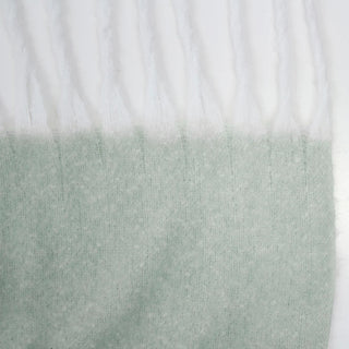 Frankie Eucalyptus Throw Rug by Bambury