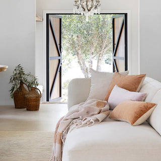 Frankie Woodrose Check Throw Rug by Bambury