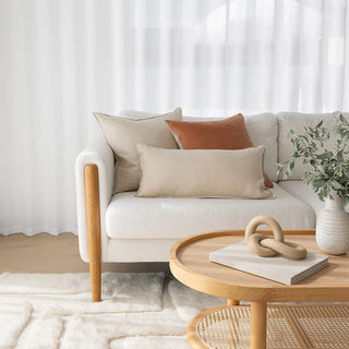 Bambury Pebble Linen Long  Rectangle Cushion 30 x 60cm