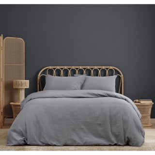 Earth Grey Quilt Cover Set by Ardor Boudoir