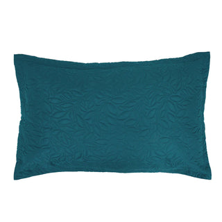 Botanica Teal Coverlet Set By Bambury