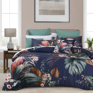 Balwyn Navy Quilt Cover Set By Bianca