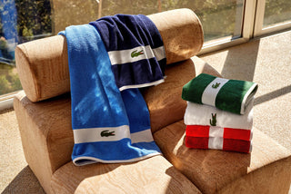LCASUAL Marine Bath Sheet by Lacoste