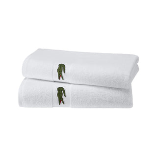LCASUAL Blanc Bath Sheet by Lacoste