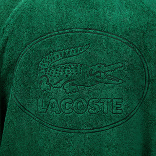 LDEFILE Vert 400gsm Bath Robe by Lacoste