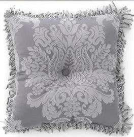 Prescott Silver 43x43cm Filled Cushion by Bianca