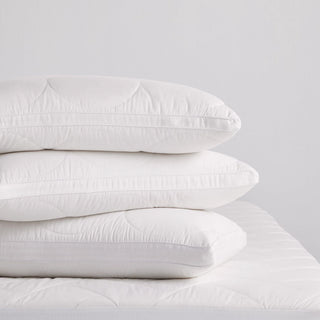 MiniJumbuk Breathe Wool Cotton Quilted Pillow HIGH Profile