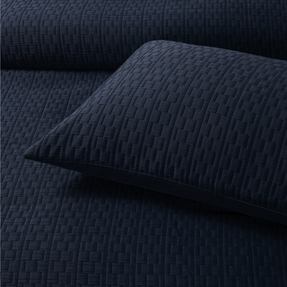 Burleigh Ink Square Cushion by Bianca