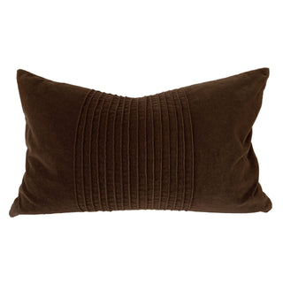 Calder Mocha Oblong Cushion 40 x 60cm by Zaab