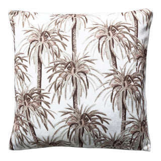 Cocoon Miami Natural Square Filled Cushion 50 x 50cm by Zaab