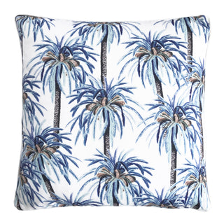 Cocoon Miami Navy Square Filled Cushion 50 x 50cm by Zaab