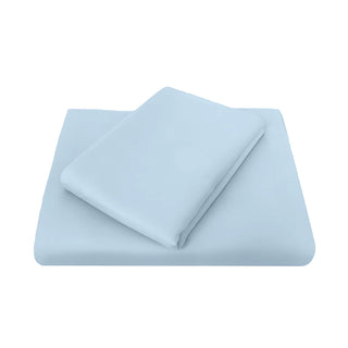 Chateau 210THC Polyester/Cotton Flat Sheet or Fitted Sheet BLUE by Bambury Commercial