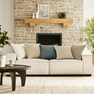 Hazel Terracotta Indoor Cushion by Zaab
