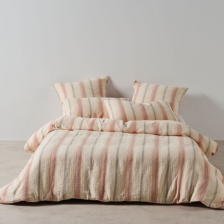 Coolum Papaya Quilt Cover Set by Linen House