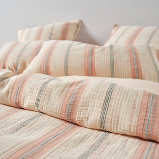 Coolum Papaya Quilt Cover Set by Linen House