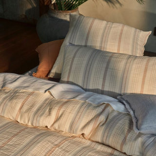 Coolum Silver Quilt Cover Set by Linen House