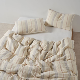 Coolum Silver Quilt Cover Set by Linen House