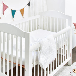 Cotton Quilted Fitted Waterproof Cot Mattress Protector by Protect-A-Bed