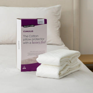 Cumulus™ Cotton Jacquard Waterproof Pillow Protector by Protect-A-Bed