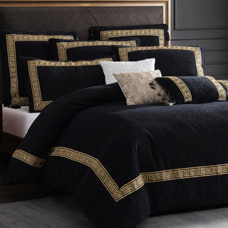 Olympia Black Cushion by Davinci