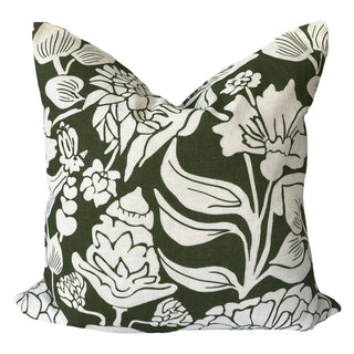 Darcy Olive Square Filled Cushion 50 x 50cm by ZaabDarcy Olive Square Filled Cushion 50 x 50cm by Zaab