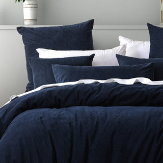 Lebron Indigo European Pillowcase by Bianca