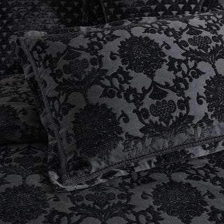 Imperial Black Quilt Cover Set by Davinci