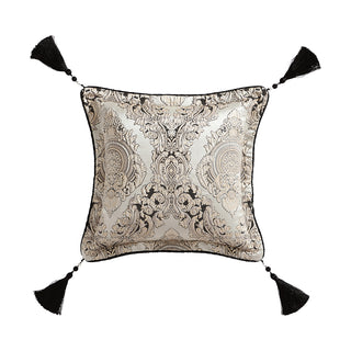 Monarch Pewter Square Cushion Pillowcase by Davinci