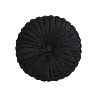 Octavia Black Round Cushion by Davinci