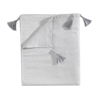 Octavia Silver Throw by Davinci