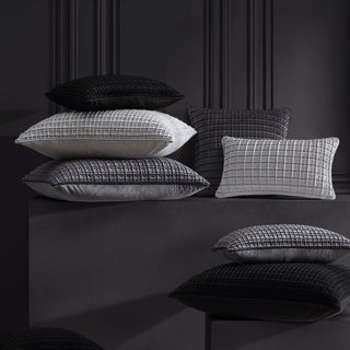 Opulence Granite Velvet European Pillowcase by Davinci