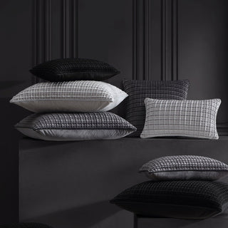 Opulence Velvet Granite Cushion Pillowcase by Davinci