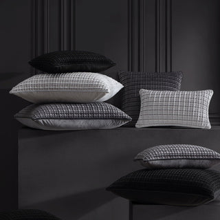Opulence Black Cushion Pillowcase by Davinci