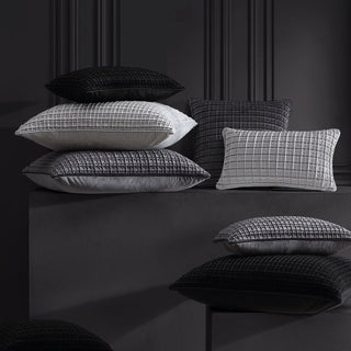 Opulence Silver Square Cushion Pillowcase by Davinci