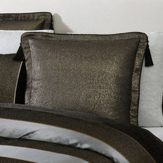 Sovereign Stripe Bronze European Pillowcase by Davinci