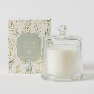 Natura Glass Cloche Scented Candle by Pilbeam Living