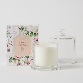 Jardin Glass Cloche Scented Candle by Pilbeam Living