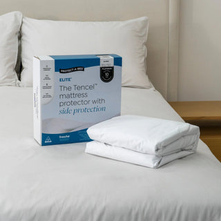 Elite® Tencel™ Jersey Fitted Waterproof Mattress Protector with Side Protection by Protect-A-Bed