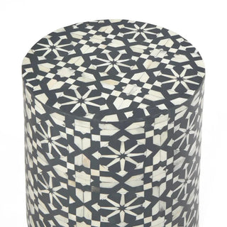 Adina Bone Inlay Round Side Table