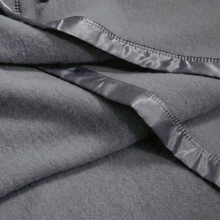 Renee Taylor Australian 400 GSM Merino Wool Blanket - Magnet