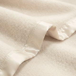 Renee Taylor Australian 400 GSM Merino Wool Blanket - Natural