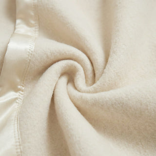 Renee Taylor Australian 400 GSM Merino Wool Blanket - Natural