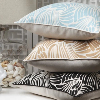 Fingers Gold Square Filled Cushion by Florence Broadhurst