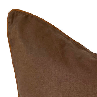 Geneva Mocha Square Filled Cushion 50 x 50cm by Zaab