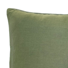 Geneva Olive Square Filled Cushion 50 x 50cm by Zaab